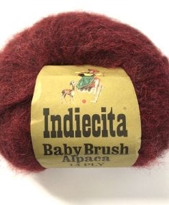 FIBRESPACE NZ Indiecita Baby Brush Alpaca Yarn 14 ply buy new zealand product image