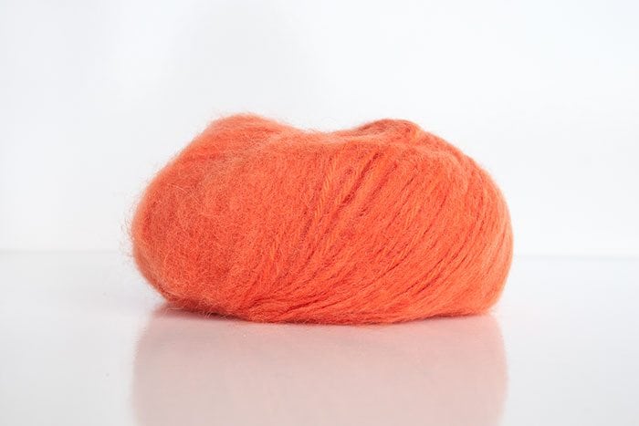 Indiecita 14ply brushed alpaca orange 5198