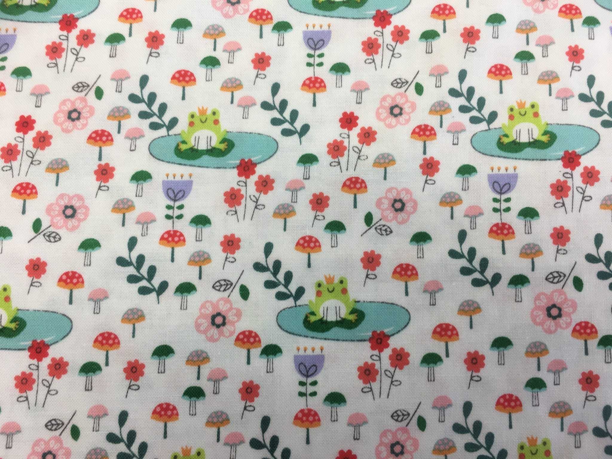 Children's Fabric Swatch Frog Prince