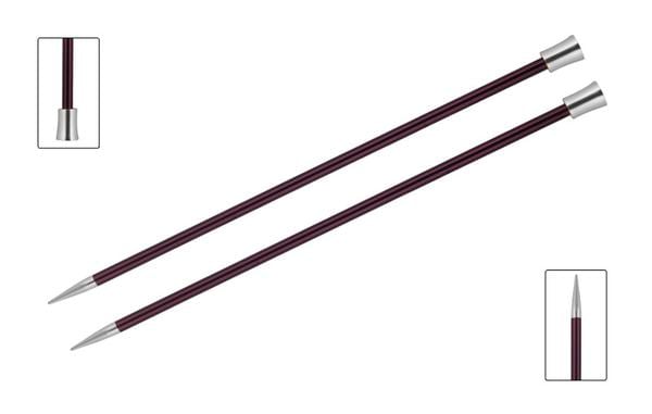 Knitpro Zing single pointed knitting needles 6mm