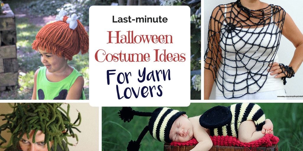 Last-minute halloween costumes for yarn lovers
