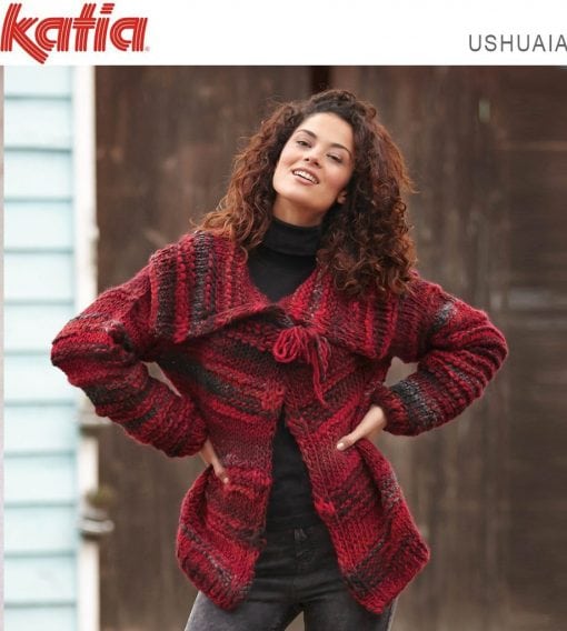 430 Katia Ushuaia Lady's Jacket Knitting Pattern