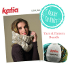 Katia Ushuaia Cowl Knitting Pattern TX181 yarn bundle ready to knit