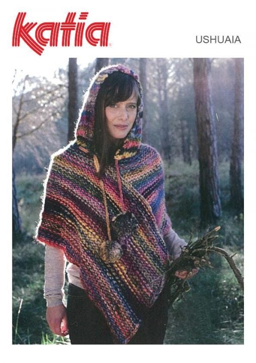 TX448 Ushuaia Poncho Knitting Pattern