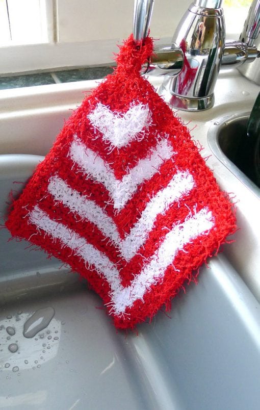 Wendy Wash Knit Aran Knitting Pattern 5999 dishcloth