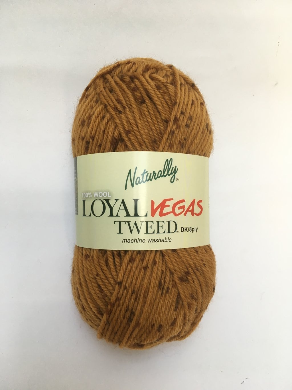 Naturally Loyal Vegas Tweed 100% wool 8ply yarn double knit cover