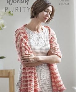 Wendy Purity Patterned Shawl 6051 | Crochet Pattern