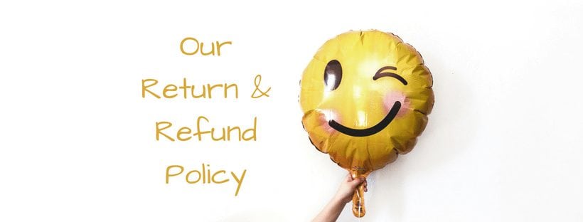 Fibrespace Returns and refunds policy banner