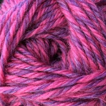 Countrywide Windsor 100% New Zealand wool yarn 8ply Marl Marled 8 ply double knit dk Pink - Purple Shade 7982