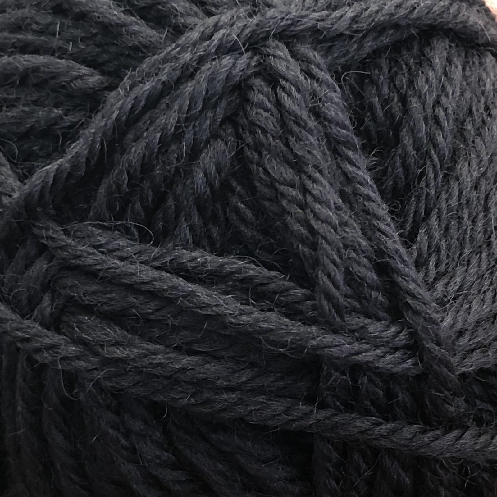 Naturally Loyal 8ply Double Knit DK 100% NZ wool Black Shade 907