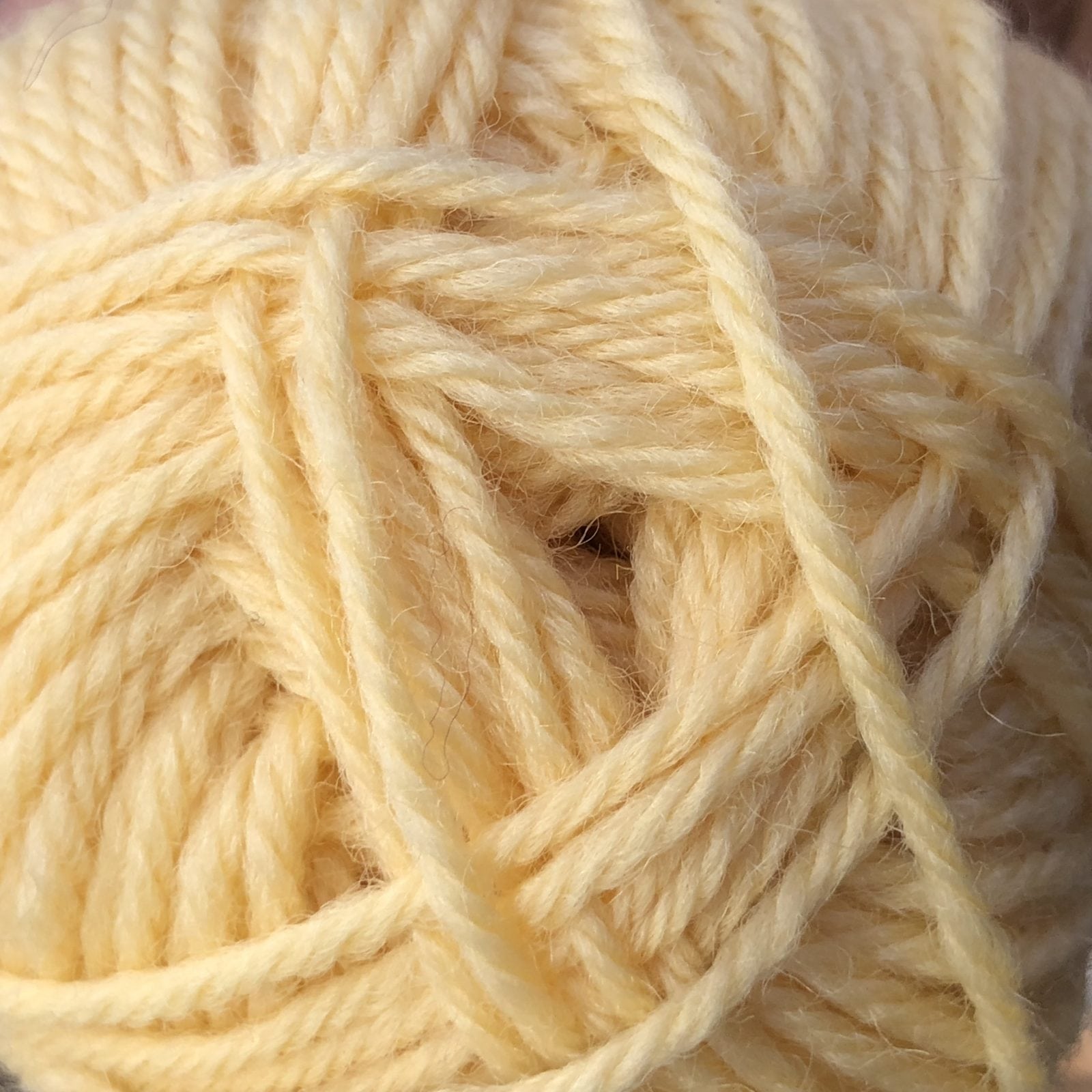 Naturally Loyal 8ply Double Knit DK 100% NZ wool Yellow Shade 968
