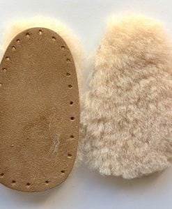Sheepskin Soles for Baby Booties knitting pattern