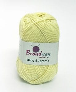 Broadway Yarns 4ply Baby Supremo Merino Yarn NZ 21 lemon