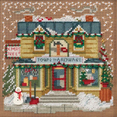 Town Hardware Cross Stitch Kit Mill Hill 2016 Buttons & Beads Winter MH141631