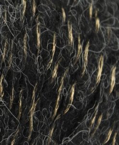 fiddlesticks knitting yarn hayes acrylic alpaca blend 210-31 black gold fleck