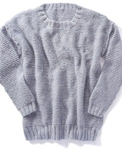 knitting sweater jumper womens pattern for Hayes yarn TX633 Lucy example