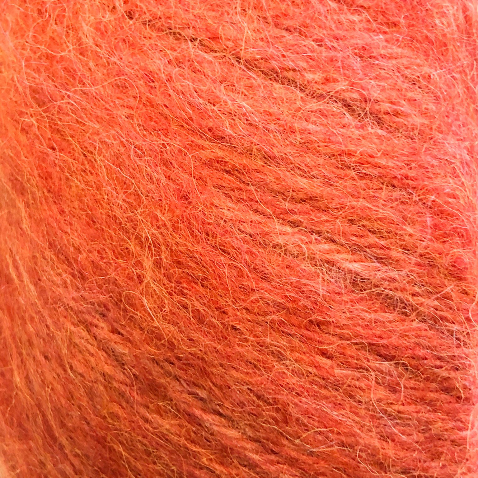 FIBRESPACE NZ Indiecita Baby Brush Alpaca Yarn 14 ply buy new zealand Orange 5198