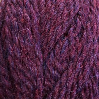 FIBRESPACE NZ Inca Spun Worsted | 10ply Alpaca, Fine Wool Blend buy kiwi yarn Plum Melange 2688