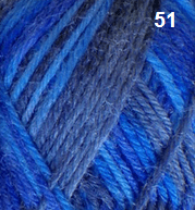 FIBRESPACE Windsor Pattern Print 8ply Shade 51