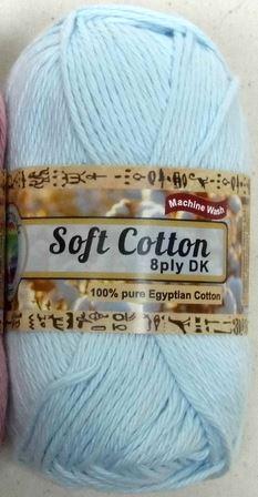 Soft Cotton 8 ply Double Knit Yarn NZ