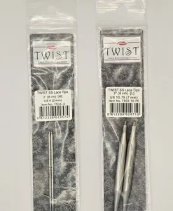 chiaogoo twist red lace tips | interchangeable circular knitting needles