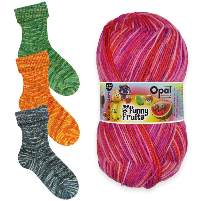 Opal Funny Fruits 4 ply sock yarn