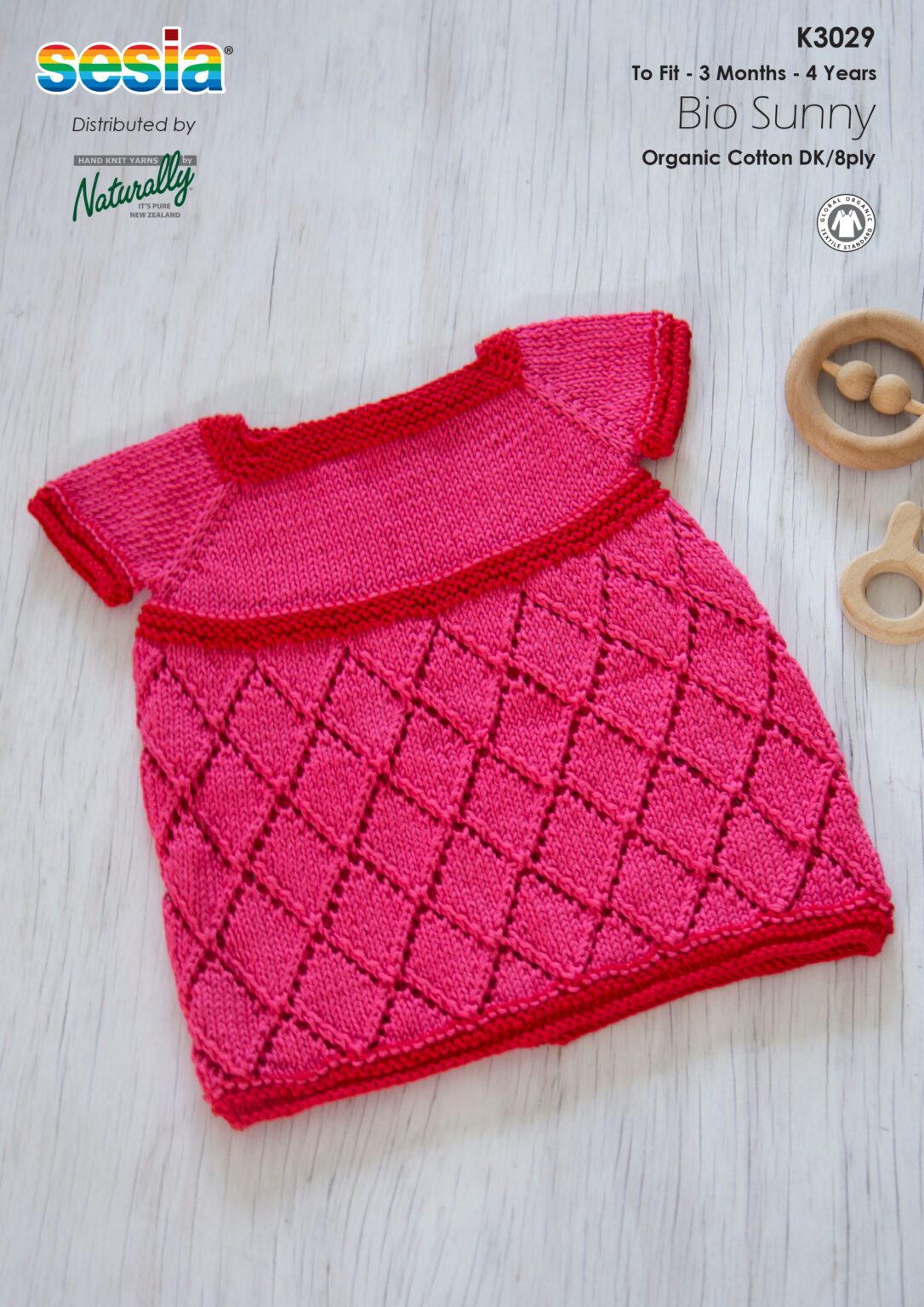 Summer Lace Dress Knitting Pattern (K3029) Paper or PDF