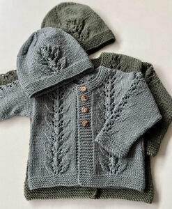 Abby Cardigan & Hat 8 Ply| Kiwi Stitch Co Knitting Pattern