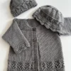 Amelie Cardigan & Hat 4 Ply| Kiwi Stitch Co Knitting Pattern