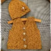 Ava & Acrchie Vintage Vest and Hat DK | Kiwi Stitch Co Pattern (Copy)