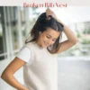 Broken Rib Vest 2306 | Crucci Women's Knitting Pattern DK