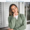 Boxy V Neck Cardigan 2307 | Crucci Women's Knitting Pattern DK