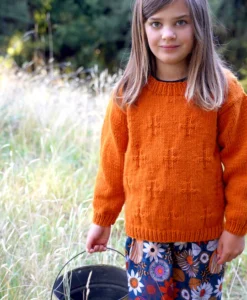 Ginger Sweater LF60| Lisa F Knitting Pattern 12 ply