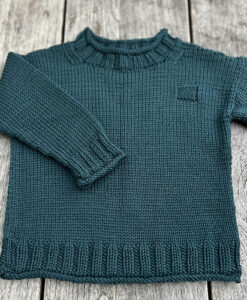 Rolled Edged Jumper 8 Ply| Kiwi Stitch Co Knitting Pattern
