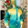Rainbow Spun Hoodie P413| DK Knitting Pattern
