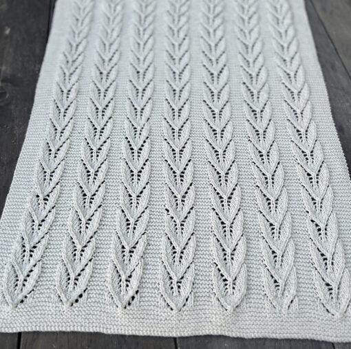 Willow Baby Blanket| Kiwi Stitch & Knit Co DK Knitting Pattern - Image 2