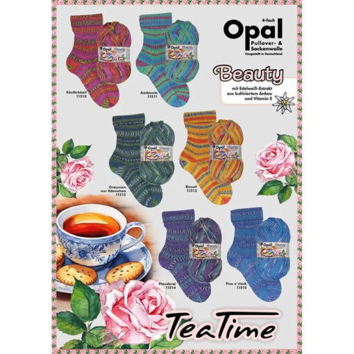 Opal Balance 5 "Tea Time" 4 Ply Sock | 100g Ball