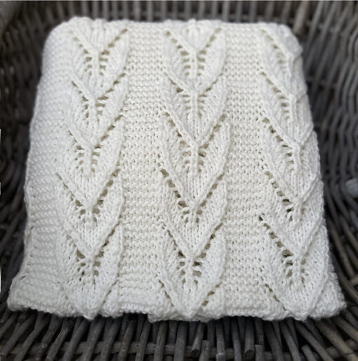 Willow Baby Blanket| Kiwi Stitch & Knit Co DK Knitting Pattern - Image 3