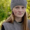 Jackie Vest and Hat HC55| Lisa F Knitting Pattern DK