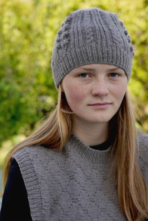 Jackie Vest and Hat HC55| Lisa F Knitting Pattern DK