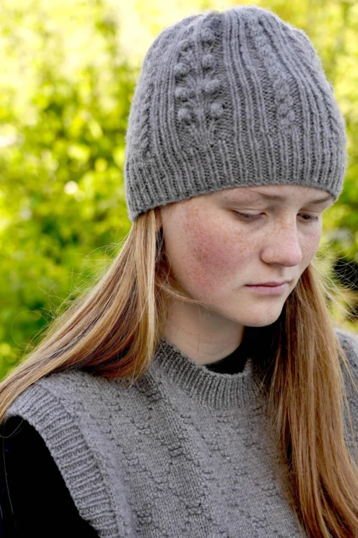 Jackie Vest and Hat HC55| Lisa F Knitting Pattern DK - Image 2