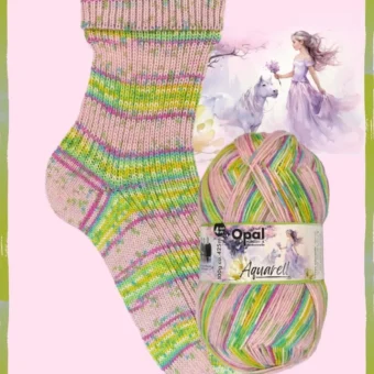opal watercolour (aquarell) 4 ply sock | 100g ball 11530 solar power