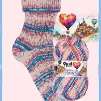 opal watercolour (aquarell) 4 ply sock | 100g ball 11530 solar power