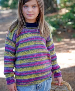 Lyric Sweater LF57| Lisa F Knitting Pattern 6 Ply