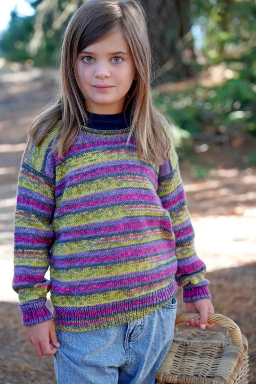 Lyric Sweater LF57| Lisa F Knitting Pattern 6 Ply