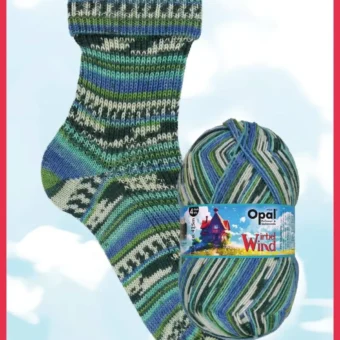 opal whirbelwind 4 ply sock | 100g ball 11470 dancing leaves