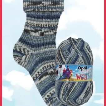 opal whirbelwind 4 ply sock | 100g ball 11470 dancing leaves