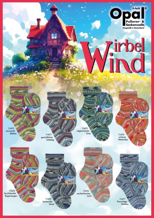 opal whirbelwind 4 ply sock | 100g ball
