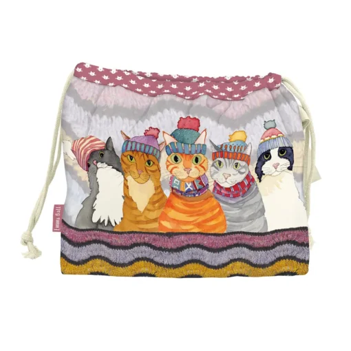 emma ball | woolly bears drawstring bag (copy)