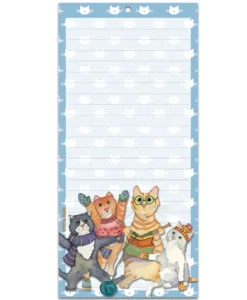 emma ball | magnetic note pad kittens in mittens